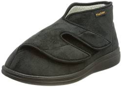 Fischer Unisex Bad Wiessee Hausschuh, Schwarz, 44 EU 3X-Weit von Fischer