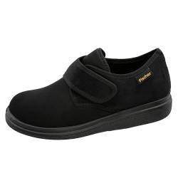 Fischer Unisex Ortho Flache Hausschuhe, Schwarz Schwarz 222, 44 EU X-Weit von Fischer