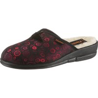 Sieh an! Damen Pantoffel bordeaux von Fischer