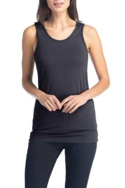 Fishers Finery Damen Yoga-Jersey, umweltfreundlich, feuchtigkeitsableitend - Schwarz - Klein von Fishers Finery