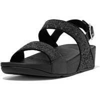 Fitflop LULU GLITTER BACK-STRAP SANDALS Keilsandalette, Sommerschuh, Sandale, Keilabsatz, mit funkelnden Riemchen von FitFlop