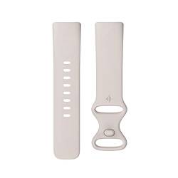 Fitbit Charge 5, Infinity Band,Lunar White,Large von Fitbit