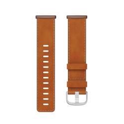 Fitbit Sense/Versa Horween® Leather Band, desert Tan - Large von Fitbit