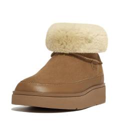 FitFlop Damen GEN-FF Mini Double-Faced Shearling Winter Boots, Chocolate Brown, 36 EU von Fitflop