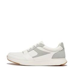 Fitflop Anatomiflex Herren Materialmix Panel Sneaker, Urban White, 41 EU von Fitflop