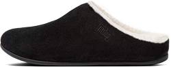 Fitflop Damen Chrissie Shearling Pantoffeln, Black (Black 001), 38 EU von Fitflop