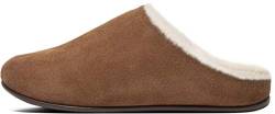 Fitflop Damen Chrissie Shearling Pantoffeln, Brown (Tumbled Tan 645), 38 EU von Fitflop
