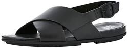 Fitflop Damen Gracie Kreuzgurt Flache Sandale, Schwarz, 37 EU von Fitflop