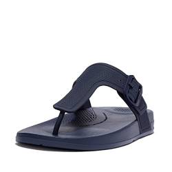 Fitflop Damen Iqushion Zehensteg Flache Sandale, Midnight Navy Marineblau, 39 EU von Fitflop