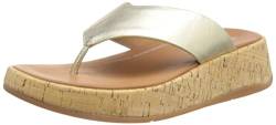 Fitflop Damen Mwb Zehensteg Flache Sandale, Platin, 38 EU von Fitflop