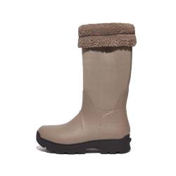 Fitflop Damen Wonder Welly-Extra Performance Roll Down Gummistiefel, Minky Grey, 43 EU von Fitflop