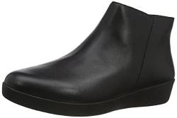 Fitflop Damen sumi Ankle Boot Leather Mode-Stiefel, Schwarz, 36 EU von Fitflop