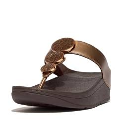 Fitflop Halo Bead-Circle Metallic Toe-Post Slides EU 39 von Fitflop