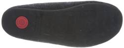 Fitflop Herren Fm1-090-115 Shuv Shearling gef tterte Wildleder Hausschuhe, Schwarz, 45 1/3 EU von Fitflop