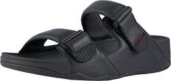 Fitflop Herren Gogh MOC Slide-Leather Sandalen, Schwarz (All Black), 42 EU von Fitflop