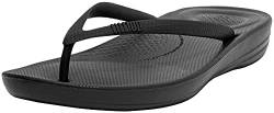 Fitflop Iqushion Ergonomic Flip-flops, Damen Dusch- & Badeschuhe, Schwarz (Black 090), 38 EU (5 UK) von Fitflop