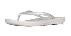 Fitflop Iqushion Ergonomic Flip-flops, Damen Dusch- & Badeschuhe, Silber (Silver 011), 38 EU (5 UK) von Fitflop