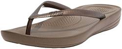 Fitflop Iqushion Ergonomic Flip-flops, Damen Zehentrenner, Braun (Bronze 012), 37 EU (4 UK) von Fitflop