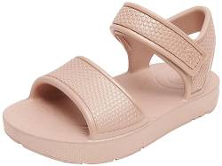 Fitflop Jungen Unisex Kinder Kids Iqushion Sandal with Backstrap Solid Flipflop, Rose Gold, 25 EU von Fitflop