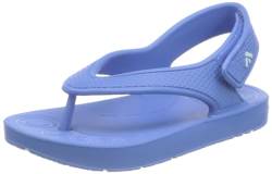 Fitflop Unisex Kinder Iqushion Flip-Flop für Kleinkinder, solide, mit Rückengurt Flipflop, Regata Blue von Fitflop