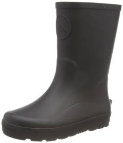 Fitflop Unisex Kinder Wonderwelly Kids Toddler Ergonomic Rain Fashion Boot, Schwarz, 24 EU von Fitflop