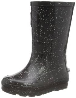 Fitflop WONDERWELLY Kids Toddler Glitter RAIN Boots Fashion, Black, Numeric_27 EU von Fitflop