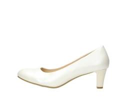 Fitters Damen Pumps Aurelia in Farbe White Metallic PU, Damenschuhe in Übergröße - große Damenschuhe, Aurelia 43 EU White Met. von Fitters Footwear That Fits