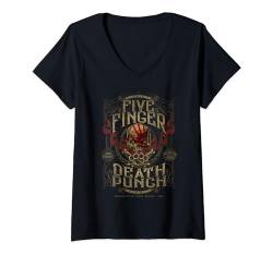 5FDP - 100 Proof T-Shirt mit V-Ausschnitt von Five Finger Death Punch