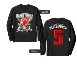 5FDP - Warhead Skull Front Back Print Langarmshirt von Five Finger Death Punch