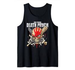 5FDP - Warhead Skull Front Back Print Tank Top von Five Finger Death Punch