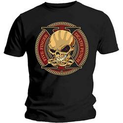 Five Finger Death Punch Herren Decade of Destruction T-Shirt, Schwarz (Black Black), Medium von Five Finger Death Punch