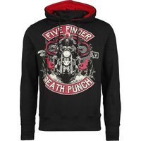 Five Finger Death Punch Kapuzenpullover - Biker Badge - S bis XXL - für Männer - Größe L - schwarz  - EMP exklusives Merchandise! von Five Finger Death Punch