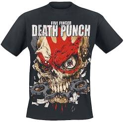 Five Finger Death Punch Knucklehead Kopia Exploded Männer T-Shirt schwarz XXL von Five Finger Death Punch