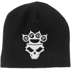 Five Finger Death Punch Mütze Beanie KnuckleDuster Band Logo Skull offiziell One Size von Five Finger Death Punch