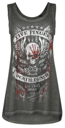 Five Finger Death Punch No Regrets Frauen Top grau M 100% Baumwolle Band-Merch, Bands von Five Finger Death Punch