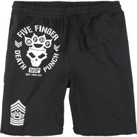 Five Finger Death Punch Short - Logo - S bis XXL - für Männer - Größe M - schwarz  - Lizenziertes Merchandise! von Five Finger Death Punch