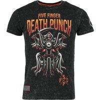 Five Finger Death Punch T-Shirt - EMP Signature Collection - M bis 3XL - für Männer - Größe 3XL - dunkelgrau  - EMP exklusives Merchandise! von Five Finger Death Punch