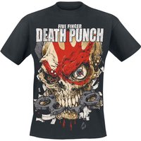Five Finger Death Punch T-Shirt - Knucklehead Kopia Exploded - S bis XXL - für Männer - Größe L - schwarz  - Lizenziertes Merchandise! von Five Finger Death Punch