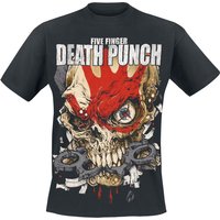 Five Finger Death Punch T-Shirt - Knucklehead Kopia Exploded - S bis XXL - für Männer - Größe XXL - schwarz  - Lizenziertes Merchandise! von Five Finger Death Punch