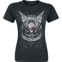 Five Finger Death Punch T-Shirt - No Regrets - S bis XL - für Damen - Größe L - schwarz  - EMP exklusives Merchandise! von Five Finger Death Punch