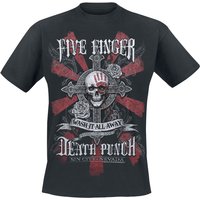 Five Finger Death Punch T-Shirt - WashIt Away - M bis 4XL - für Männer - Größe L - schwarz  - Lizenziertes Merchandise! von Five Finger Death Punch