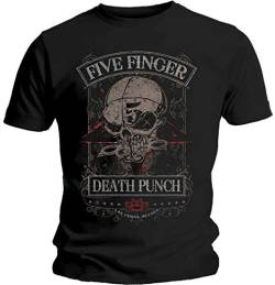 Five Finger Death Punch 'Wicked' (Black) T-Shirt (xx-Large) von Five Finger Death Punch