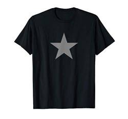 Grauer Stern auf mehreren Farben T-Shirt von Five Pointed Stars Uniform Store