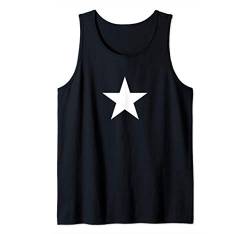 Weißer Stern auf mehreren Farben Tank Top von Five Pointed Stars Uniform Store