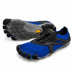 FiveFingers V-Run Herren Sneaker (Hellblau 43 EU) Laufschuhe von FiveFingers