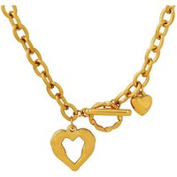 Fivejoy Charm-Kette Herz-Halskette, Anhänger-Halsband, Engelsflügel-Anhänger-Halskette von Fivejoy