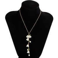 Fivejoy Choker Damen-Halskette, Blumen-Anhänger Kompakt-Halskette von Fivejoy