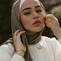 Fivejoy Kopftuch Hijab Kopftuch Damen muslimisch, (Seidenweiche Chiffon Hijab - Moderne islamische Chiffon Kopftücher für Damen, Moderne islamische Chiffon Kopftücher für Damen), einfarbig von Fivejoy