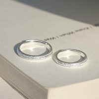 Fivejoy Partnerring S999 Sterling Silber Ring für Paare (Sterling Silber Ring für Paare), Geeignet für Männer und Frauen (Silber) von Fivejoy