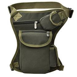 FiveloveTwo Damen Herren Multifunktional Tactical Hip Bag Hüfttaschen Beintasche Reisen Klettern Radfahren Trekking Reisen Joggen Werkzeug Taille Pack Bag Tasche Wanderrucksäcke Armeegrün von FiveloveTwo